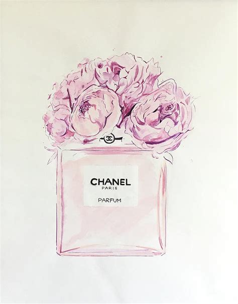 chanel peony art|Chanel Peonies Art .